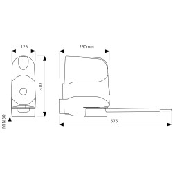 REVOKIT pre dvojkrídlovú bránu do 2.3m/krídlo REVOKIT pre dvojkrídlovú bránu do 2.3m/krídlo